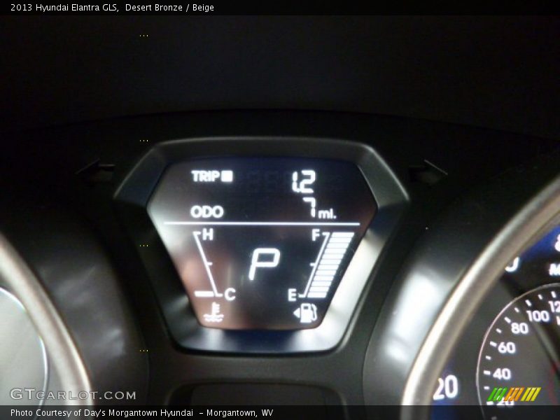 Desert Bronze / Beige 2013 Hyundai Elantra GLS