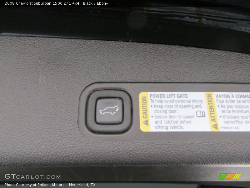 Black / Ebony 2008 Chevrolet Suburban 1500 Z71 4x4