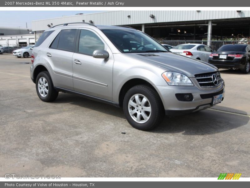 Pewter Metallic / Ash Grey 2007 Mercedes-Benz ML 350 4Matic