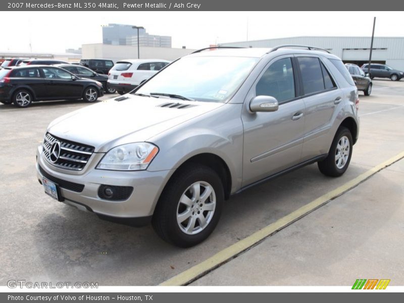 Pewter Metallic / Ash Grey 2007 Mercedes-Benz ML 350 4Matic