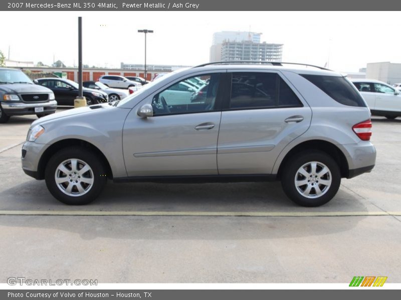Pewter Metallic / Ash Grey 2007 Mercedes-Benz ML 350 4Matic