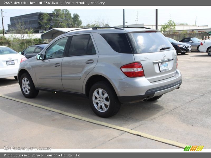 Pewter Metallic / Ash Grey 2007 Mercedes-Benz ML 350 4Matic