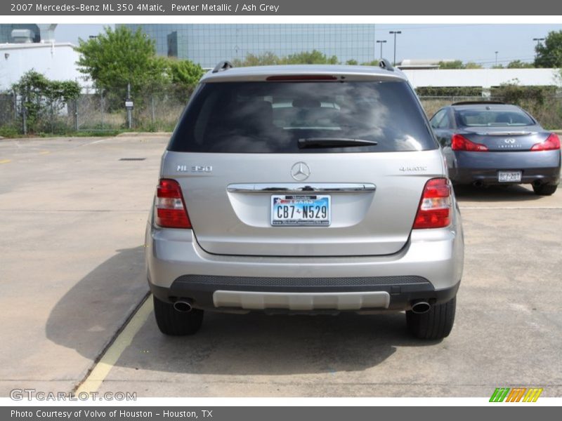 Pewter Metallic / Ash Grey 2007 Mercedes-Benz ML 350 4Matic