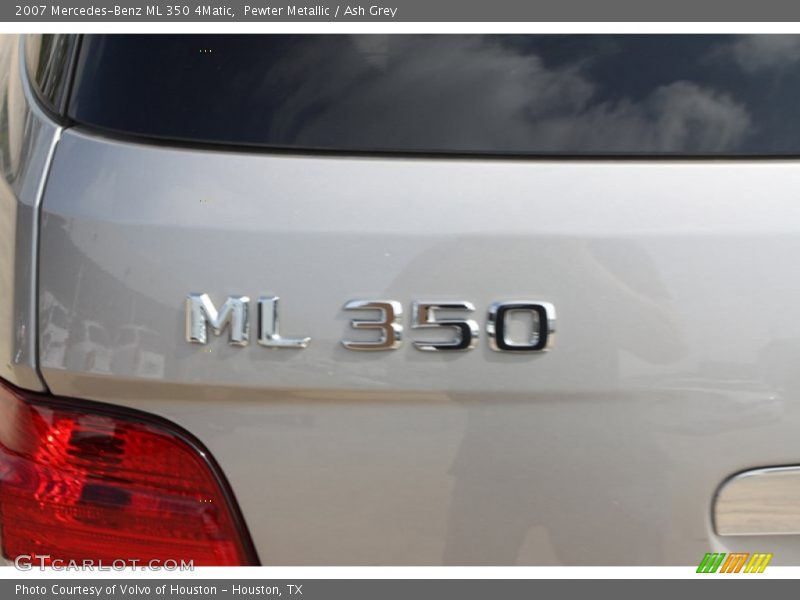 Pewter Metallic / Ash Grey 2007 Mercedes-Benz ML 350 4Matic