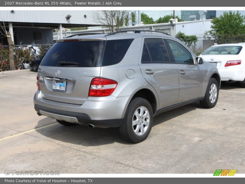 Pewter Metallic / Ash Grey 2007 Mercedes-Benz ML 350 4Matic