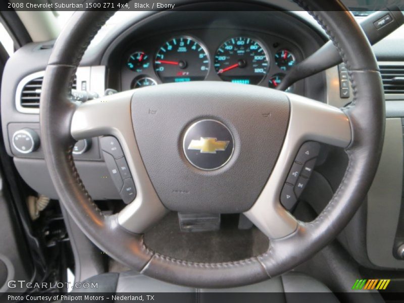 Black / Ebony 2008 Chevrolet Suburban 1500 Z71 4x4