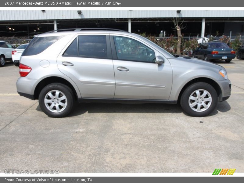 Pewter Metallic / Ash Grey 2007 Mercedes-Benz ML 350 4Matic