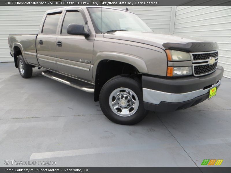 Graystone Metallic / Dark Charcoal 2007 Chevrolet Silverado 2500HD Classic LT Crew Cab