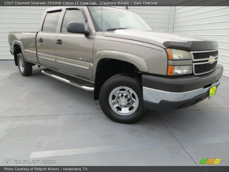 Graystone Metallic / Dark Charcoal 2007 Chevrolet Silverado 2500HD Classic LT Crew Cab