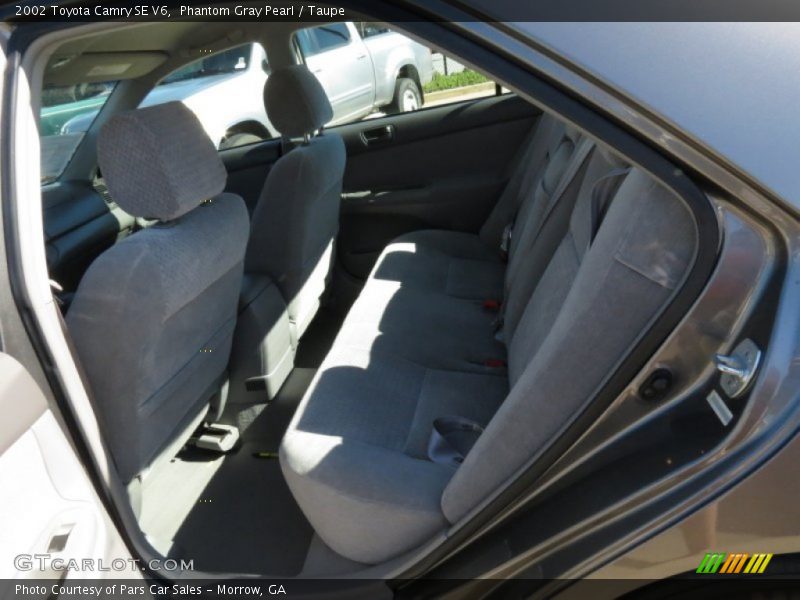 Phantom Gray Pearl / Taupe 2002 Toyota Camry SE V6