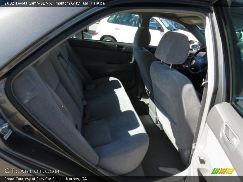 Phantom Gray Pearl / Taupe 2002 Toyota Camry SE V6