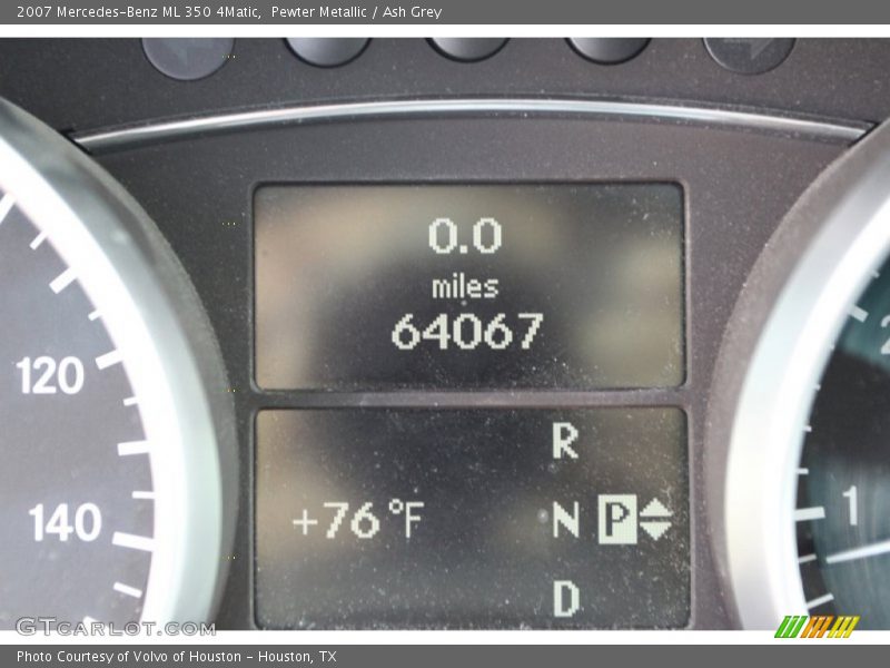 Pewter Metallic / Ash Grey 2007 Mercedes-Benz ML 350 4Matic