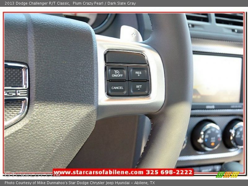 Plum Crazy Pearl / Dark Slate Gray 2013 Dodge Challenger R/T Classic