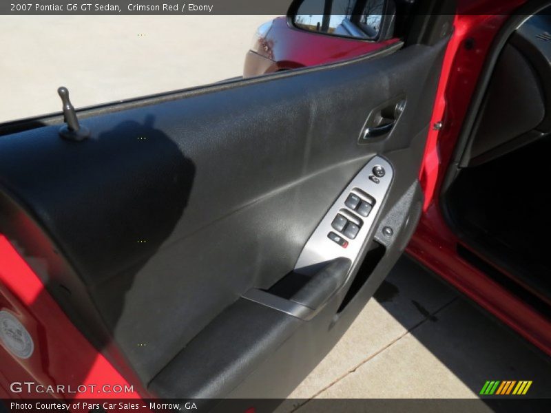 Crimson Red / Ebony 2007 Pontiac G6 GT Sedan