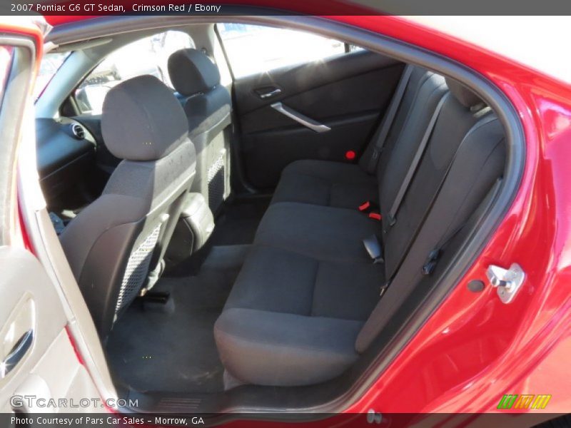 Crimson Red / Ebony 2007 Pontiac G6 GT Sedan