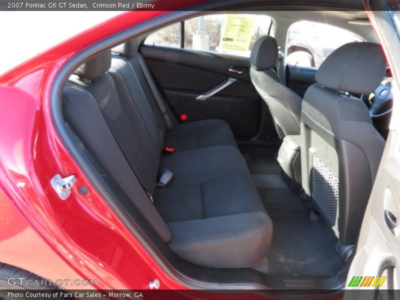Crimson Red / Ebony 2007 Pontiac G6 GT Sedan