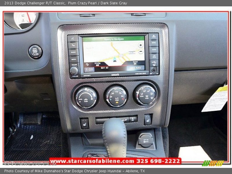 Plum Crazy Pearl / Dark Slate Gray 2013 Dodge Challenger R/T Classic