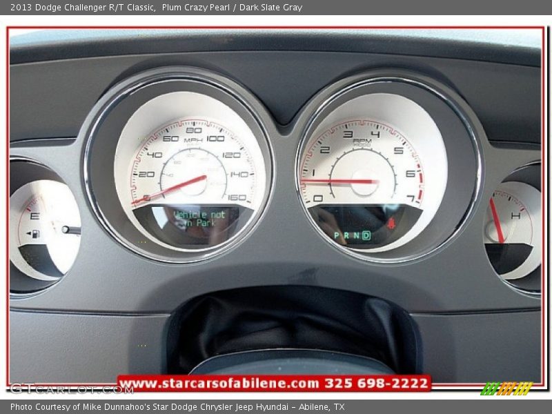 Plum Crazy Pearl / Dark Slate Gray 2013 Dodge Challenger R/T Classic