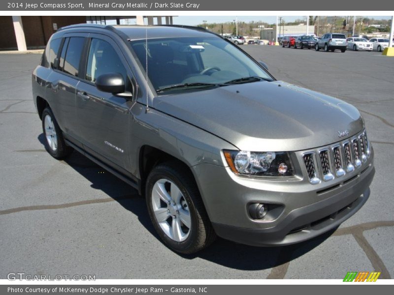 Mineral Gray Metallic / Dark Slate Gray 2014 Jeep Compass Sport