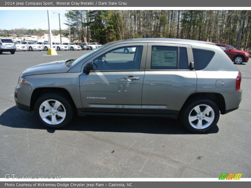 Mineral Gray Metallic / Dark Slate Gray 2014 Jeep Compass Sport