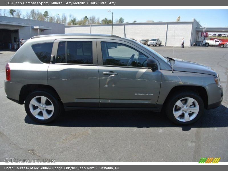 Mineral Gray Metallic / Dark Slate Gray 2014 Jeep Compass Sport