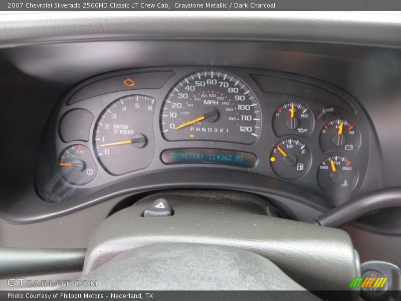 Graystone Metallic / Dark Charcoal 2007 Chevrolet Silverado 2500HD Classic LT Crew Cab