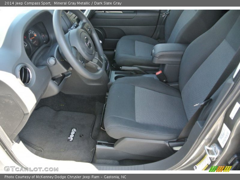 Mineral Gray Metallic / Dark Slate Gray 2014 Jeep Compass Sport