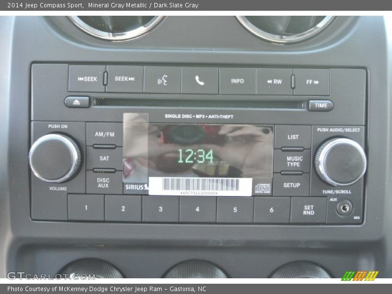 Mineral Gray Metallic / Dark Slate Gray 2014 Jeep Compass Sport