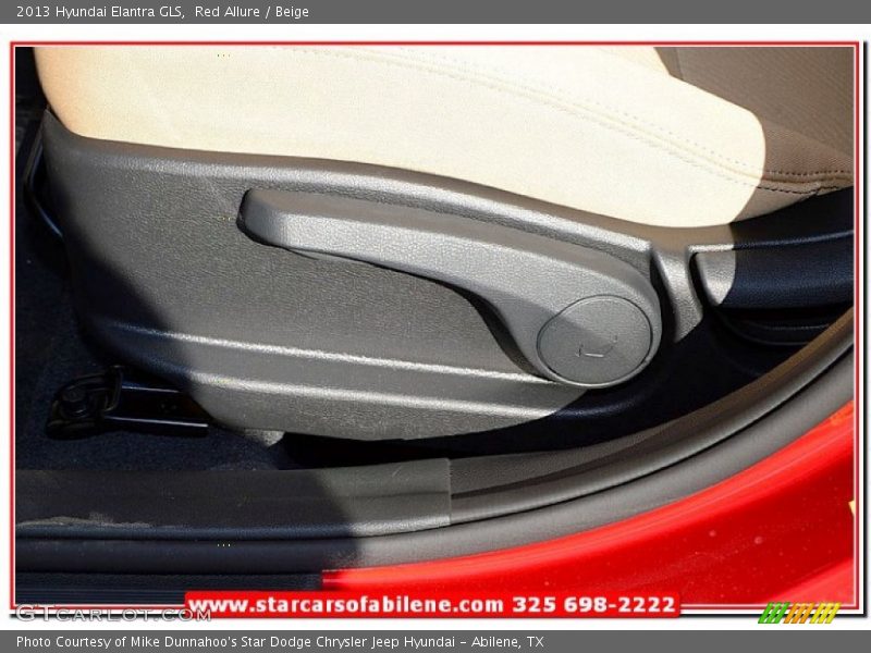 Red Allure / Beige 2013 Hyundai Elantra GLS