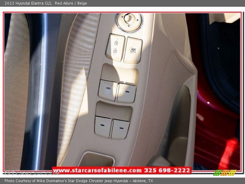 Red Allure / Beige 2013 Hyundai Elantra GLS
