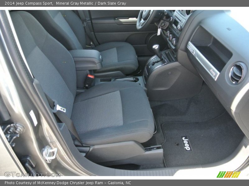 Mineral Gray Metallic / Dark Slate Gray 2014 Jeep Compass Sport