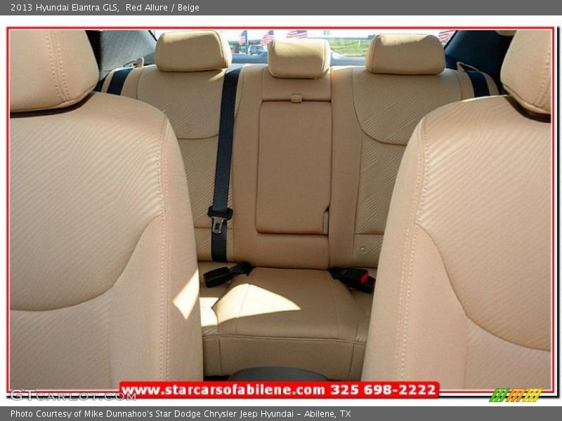 Red Allure / Beige 2013 Hyundai Elantra GLS