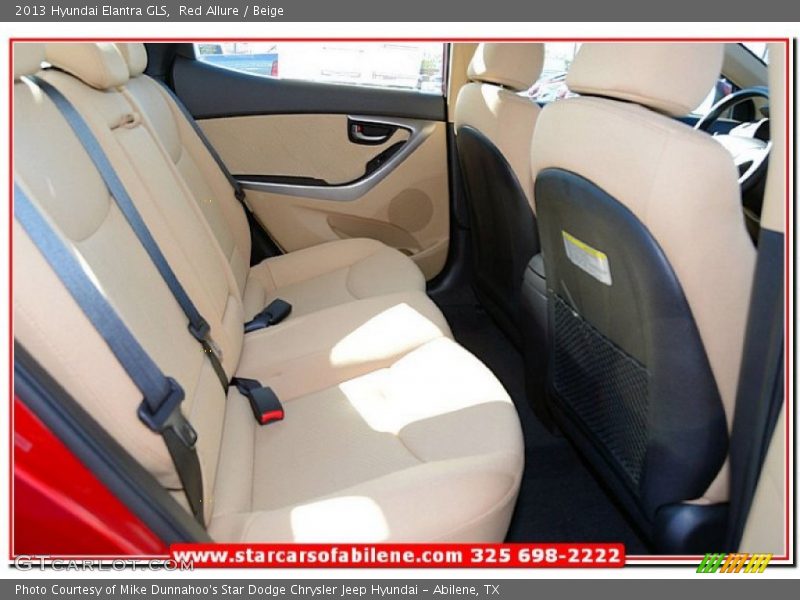 Red Allure / Beige 2013 Hyundai Elantra GLS