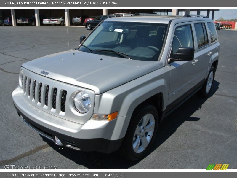 Bright Silver Metallic / Dark Slate Gray 2014 Jeep Patriot Limited