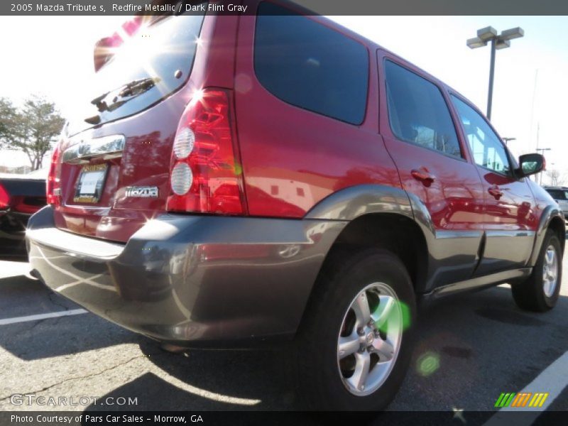 Redfire Metallic / Dark Flint Gray 2005 Mazda Tribute s