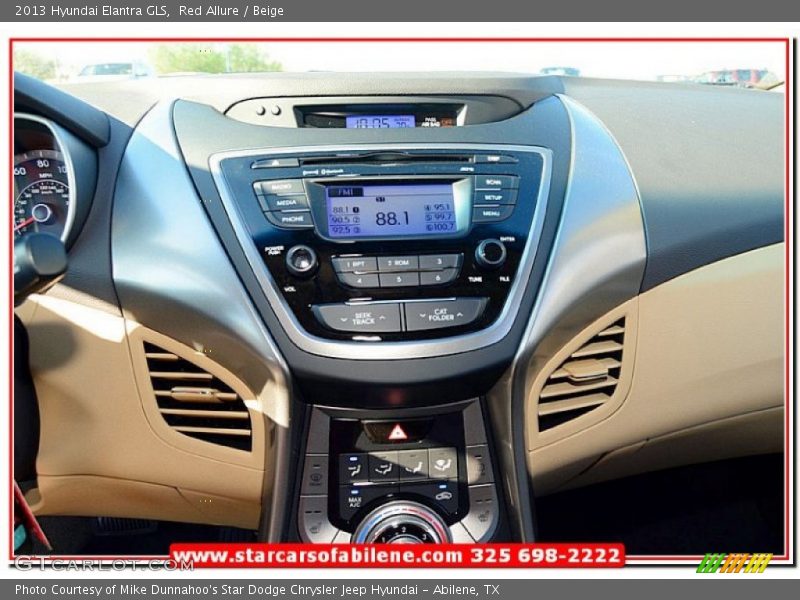 Red Allure / Beige 2013 Hyundai Elantra GLS