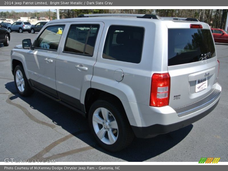Bright Silver Metallic / Dark Slate Gray 2014 Jeep Patriot Limited