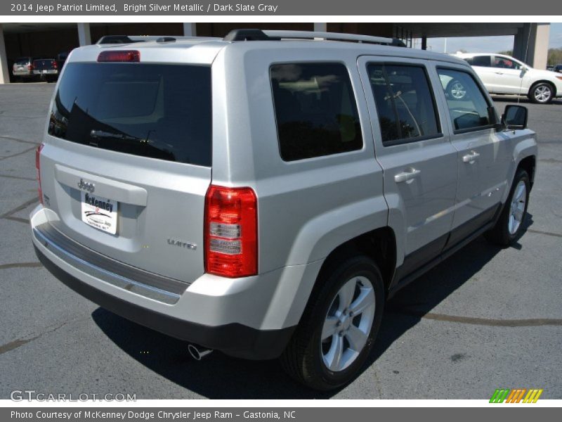 Bright Silver Metallic / Dark Slate Gray 2014 Jeep Patriot Limited