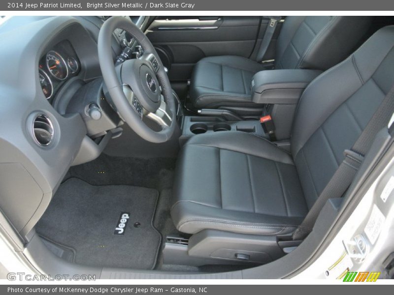 Bright Silver Metallic / Dark Slate Gray 2014 Jeep Patriot Limited