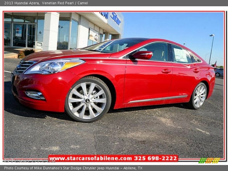 Venetian Red Pearl / Camel 2013 Hyundai Azera