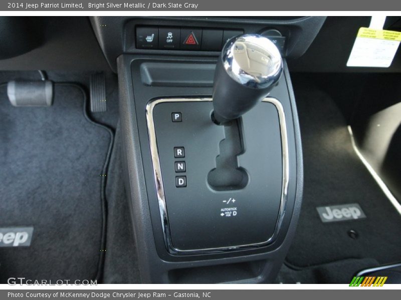 Bright Silver Metallic / Dark Slate Gray 2014 Jeep Patriot Limited