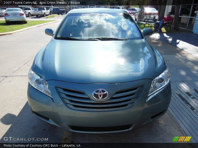 Aloe Green Metallic / Bisque 2007 Toyota Camry LE