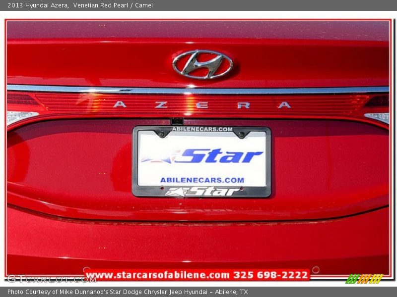 Venetian Red Pearl / Camel 2013 Hyundai Azera