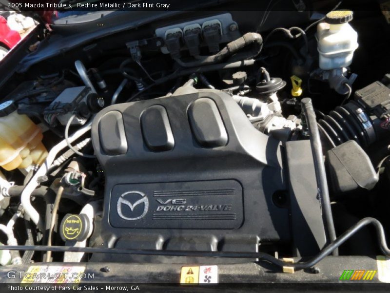 Redfire Metallic / Dark Flint Gray 2005 Mazda Tribute s