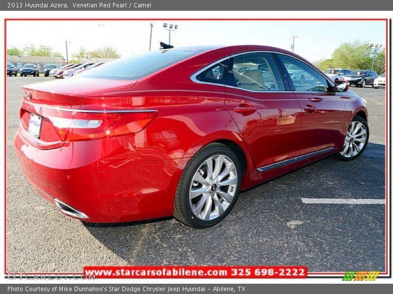 Venetian Red Pearl / Camel 2013 Hyundai Azera