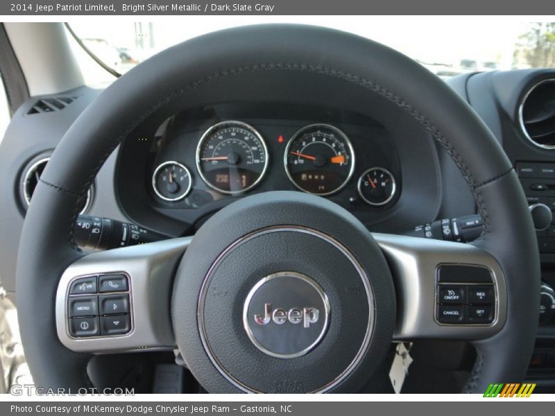Bright Silver Metallic / Dark Slate Gray 2014 Jeep Patriot Limited