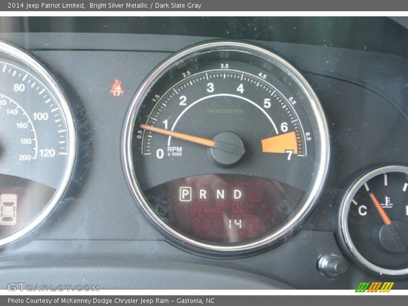 Bright Silver Metallic / Dark Slate Gray 2014 Jeep Patriot Limited