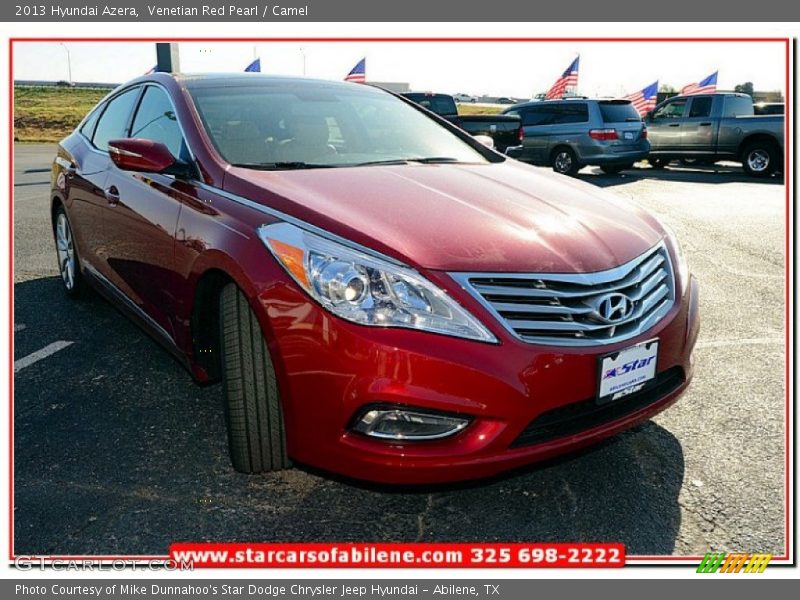 Venetian Red Pearl / Camel 2013 Hyundai Azera