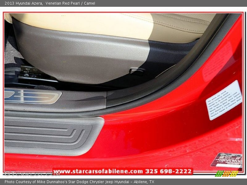 Venetian Red Pearl / Camel 2013 Hyundai Azera