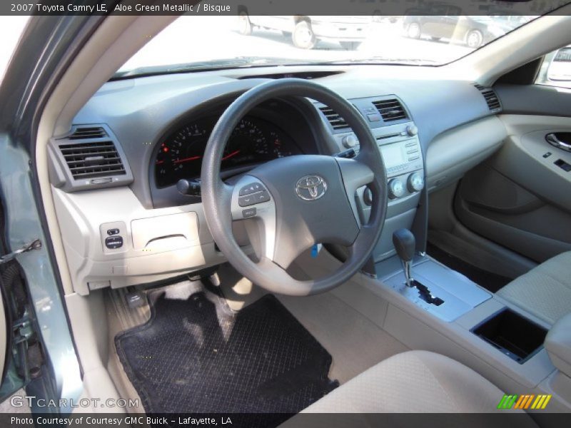 Aloe Green Metallic / Bisque 2007 Toyota Camry LE